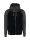 Naketano Jacke dunkelgrau / schwarz