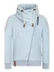 Naketano Sweatjacke ''''Gnadenlos durchgerattert'''' hellblau