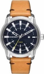 DIESEL Quarzuhr ARMBAR braun / cognac / silber