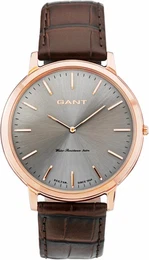 GANT Quarzuhr ''''HARRISON'''' braun / rosegold / grau