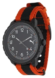 PUMA Armbanduhr GT2 mit Kalender hellrot / schwarz