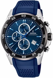 Chronograph ''''F20330/2'''' dunkelblau / silber