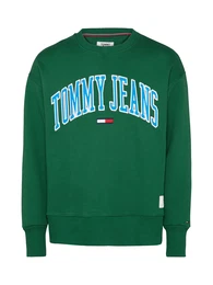 Tommy Jeans Sweatshirt COLLEGIATE SWEAT blau / dunkelgrün