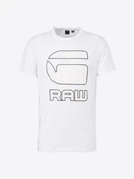 G-STAR RAW Shirt Cadulor r t s/s schwarz / weiß