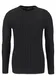 BRUNO BANANI Rundhalspullover schwarz