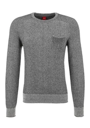 S.Oliver RED LABEL Strickpullover aus Baumwolle grau