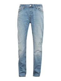 Only & Sons Slim-Jeans im Used-Look LOOM BREAKS blue denim