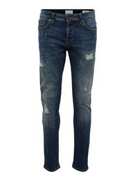 Only & Sons Loom Bl Breaks Slim Fit Jeans dunkelblau