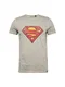 GOZOO T-Shirt VINTAGE LOGO SUPERMAN gelb / grau / rot