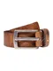 LEGEND Ledergürtel Basic in Used-Optik cognac