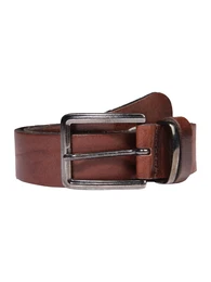 LEGEND Gürtel Basic aus Glattleder braun