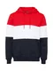 Urban Classics Sweatshirt navy / feuerrot / weiß