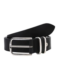 TOM TAILOR Ledergürtel mit Metalldetails schwarz