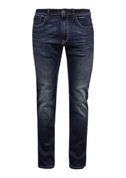 Q/S Designed By Rick Slim: Used-Look-Jeans dunkelblau