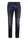 Q/S Designed By Rick Slim: Used-Look-Jeans dunkelblau