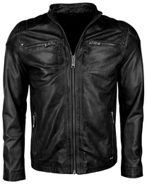 bergangsjacke 'Flint' schwarz