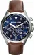 Michael Kors Armbanduhr mit Chronograph silber / blau / braun