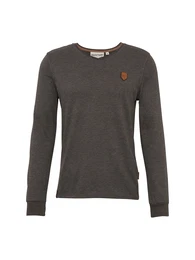 Langarmshirt ''''Do the Ömer Dance'''' braunmeliert