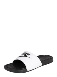 Nike Sportswear Pantolette ''''Benassi Just Do It'''' weiß / schwarz