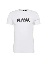 G-STAR T-Shirt 'Holorn' schwarz / wei