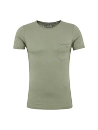 TOM TAILOR DENIM T-Shirt NOS slub tee with pocket pastellgrün
