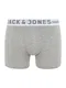 JACK & JONES Boxershorts ''''Sense'''' graumeliert / hellgrau / weiß / dunkelgrau