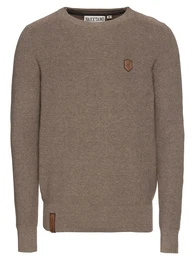 Pullover ''''Ides za kanadu'''' braunmeliert