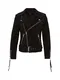 Tigha Lederjacke im Biker-Style Cormack schwarz