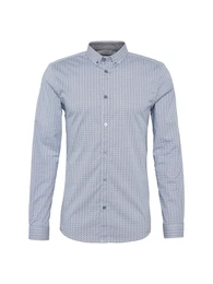 TOM TAILOR Hemd Slim printed stretch shirt hellblau