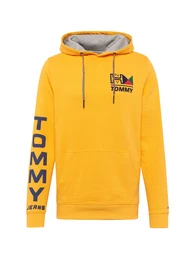 Tommy Jeans Hoodie TJM RETRO LOGO L/S 26 dunkelblau / gelb