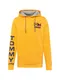 Tommy Jeans Hoodie TJM RETRO LOGO L/S 26 dunkelblau / gelb