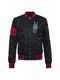 Tigha Jacke Björn rot / schwarz / weiß