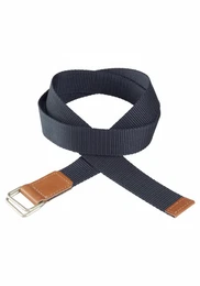 J. Jayz Stoffgürtel blau / braun