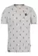 Naketano T-Shirt graumeliert / schwarz