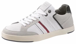 LEVI''''S Sneaker ''''Beyers'''' grau / rot / weiß