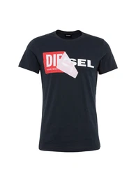 DIESEL T-Shirt T-DIEGO-QA dunkelblau