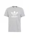ADIDAS ORIGINALS Shirt ''''TREFOIL'''' weiß / graumeliert