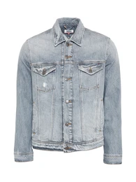 Tommy Jeans Jacke TJM CLASSIC TRUCKER JKT DUGRRID grey denim
