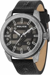 POLICE Quarzuhr MYSTERY II, PL14637JSQS.61 grau / schwarz