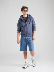 naketano Sweatjacke Schwarzkopf schwarzkopf/taubenblau/braun