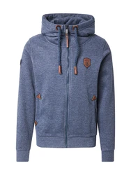 naketano Sweatjacke Schwarzkopf schwarzkopf/taubenblau/braun