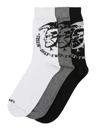 Socken ''''SKM-RAY'''' 3er-Pack grau / schwarz / weiß