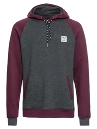Iriedaily Sweatshirt Rugged Hoody anthrazit / weinrot