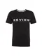 Review T-Shirt rot / schwarz