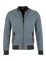 Jacke taubenblau / braun