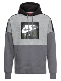 Nike Sportswear Hoodie M NSW HOODIE FLC PO grau / schwarz / weiß