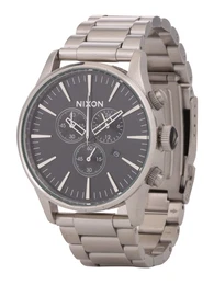 Nixon Uhr ''''Sentry Chrono'''' schwarz / silber
