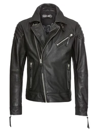 FREAKY NATION Lederjacke Slash schwarz