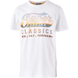 Superdry Printshirt weiß