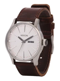 Armbanduhr ''''Sentry Leather'''' braun / silber